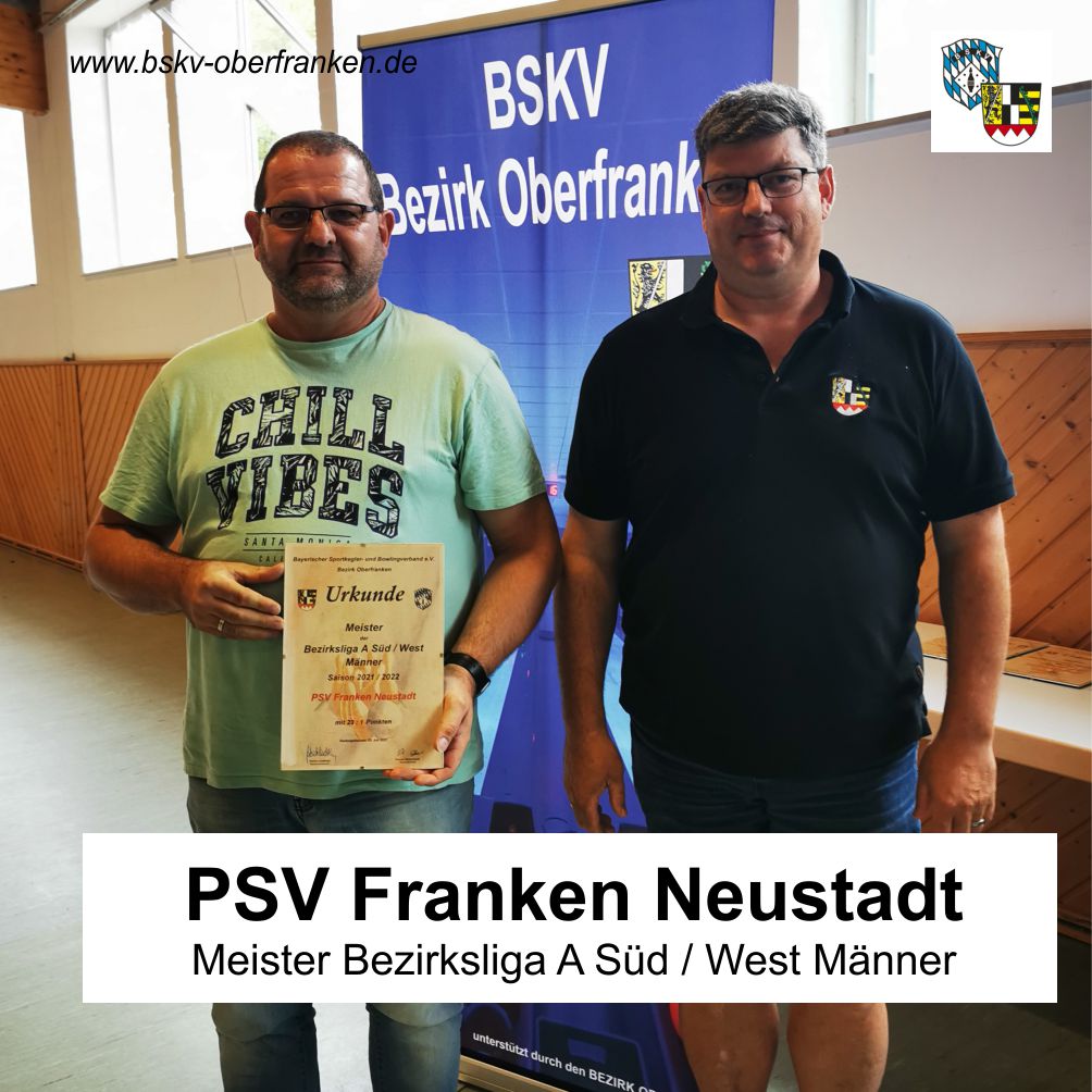 BezL A Sued West Maenner PSV Franken Neustadt